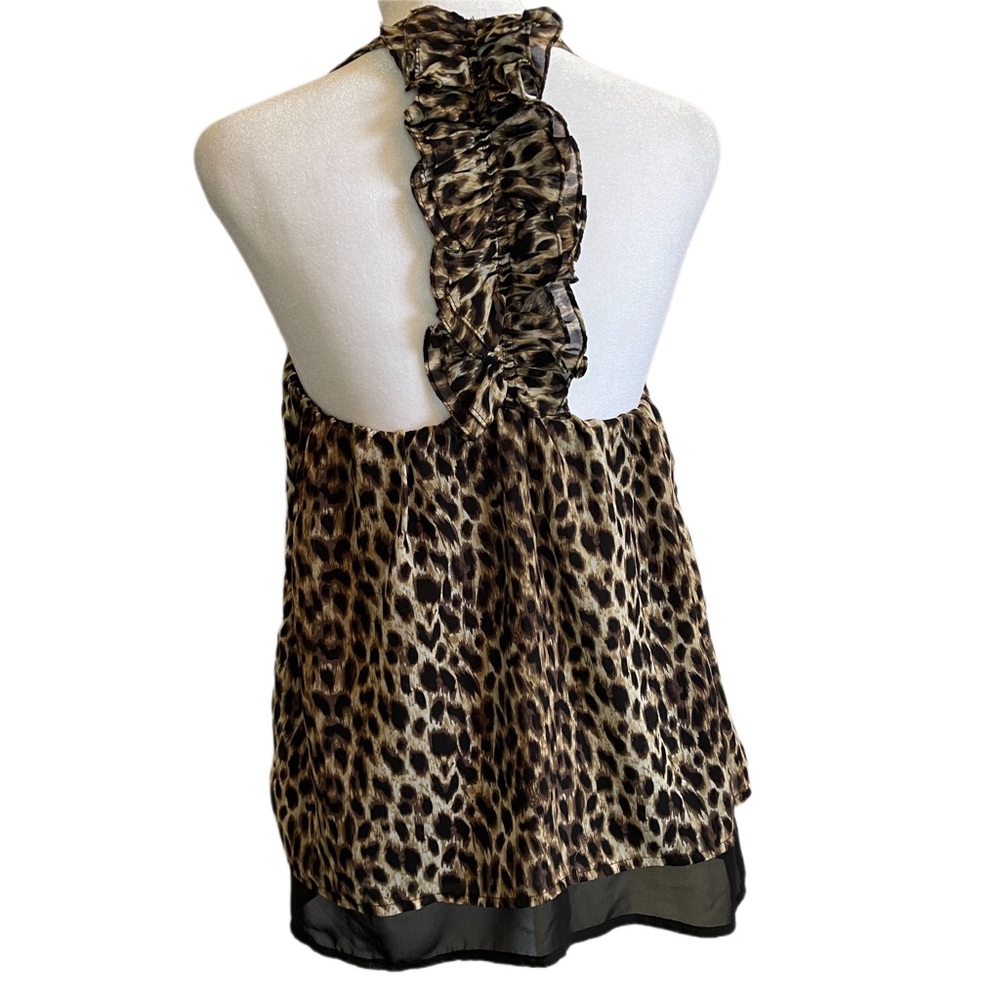 LOVE CULTURE Leopard Racerback - Picture 2 of 3